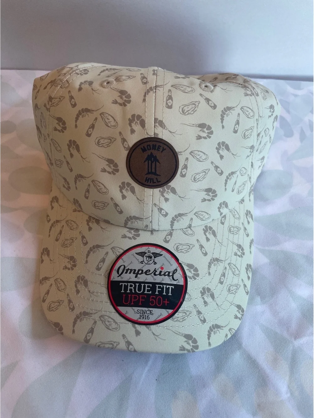 Imperial Money Hill Country Club Louisiana Golf Hat Shrimp Steak Tabasco New